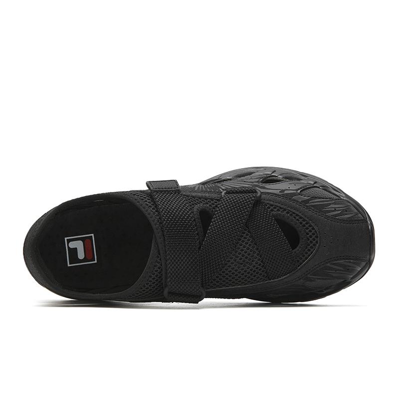 Fila Vetta Sandal Fashion Trendy Minimalist Classic Retro Casual Versatile Breathable Comfortable Velcro Hollow Design Thick Sole F12M623401FBK