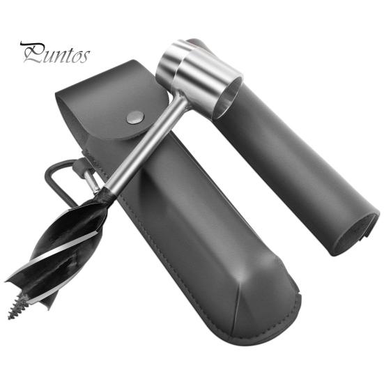 

Ручная шнековая дрель для деревообработки, дрель по дереву, острый шестигранник из нержавеющей стали, встроенный сварочный ключ, ручной шнековый ключ, ручной шнек с чехлом из искусственной кожи чёрный