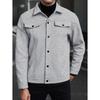 Autumn and Winter, Collar, Woolen Jacket, New Style, Men's Jacket, Casual, Sports, Business Jacket, Men's