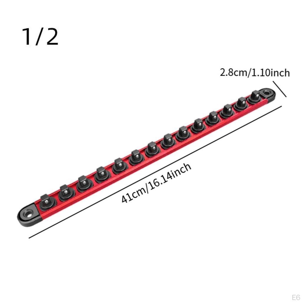 Sockets Organizer Premium Quality for Toolboxes, Tools Sturdy Heavy Duty Rack