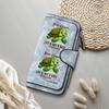 Cute Turtle Printed Leather Wallet Slow Down Life Motto Casual Daily Credit Card Holder Portable Fashion Women Purse