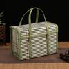 Handwoven Bamboo Gift Basket for Zongzi, Cured Meats, Mooncakes, Fruits, and Local Specialties