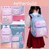 Cartoon Schoolbag Spacious For Children In Grades 1 To 6 With Breathable Fabric And Fit Comfortable