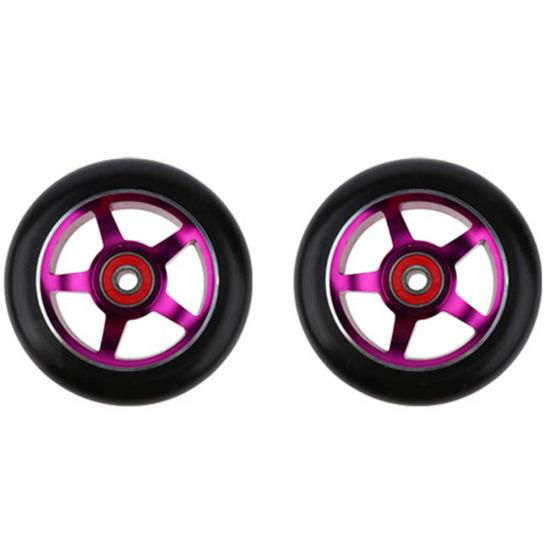 Professional Replacement Elastic 100mm Stunt Scooter Wheel with Bearing Bushings