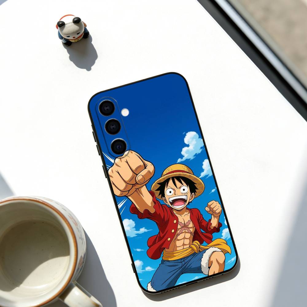 Monkey D. Luffy Phone Case For Samsung Galaxy A73,A72,A71,A70,A53,A52,A51,Others Soft Black Cover
