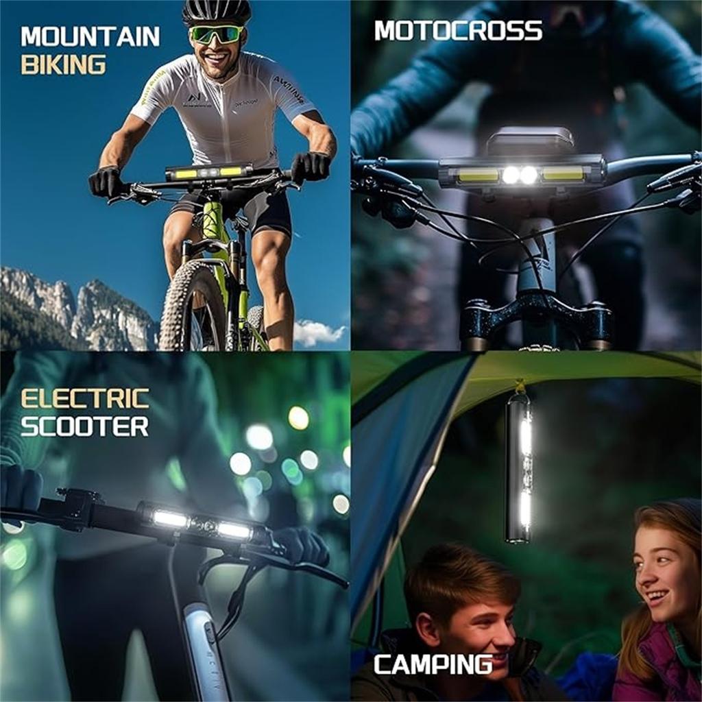Powerful LED Headlight – Ultra-Bright Bike Light for Mountain Biking, Night Cycling & Outdoor Adventures