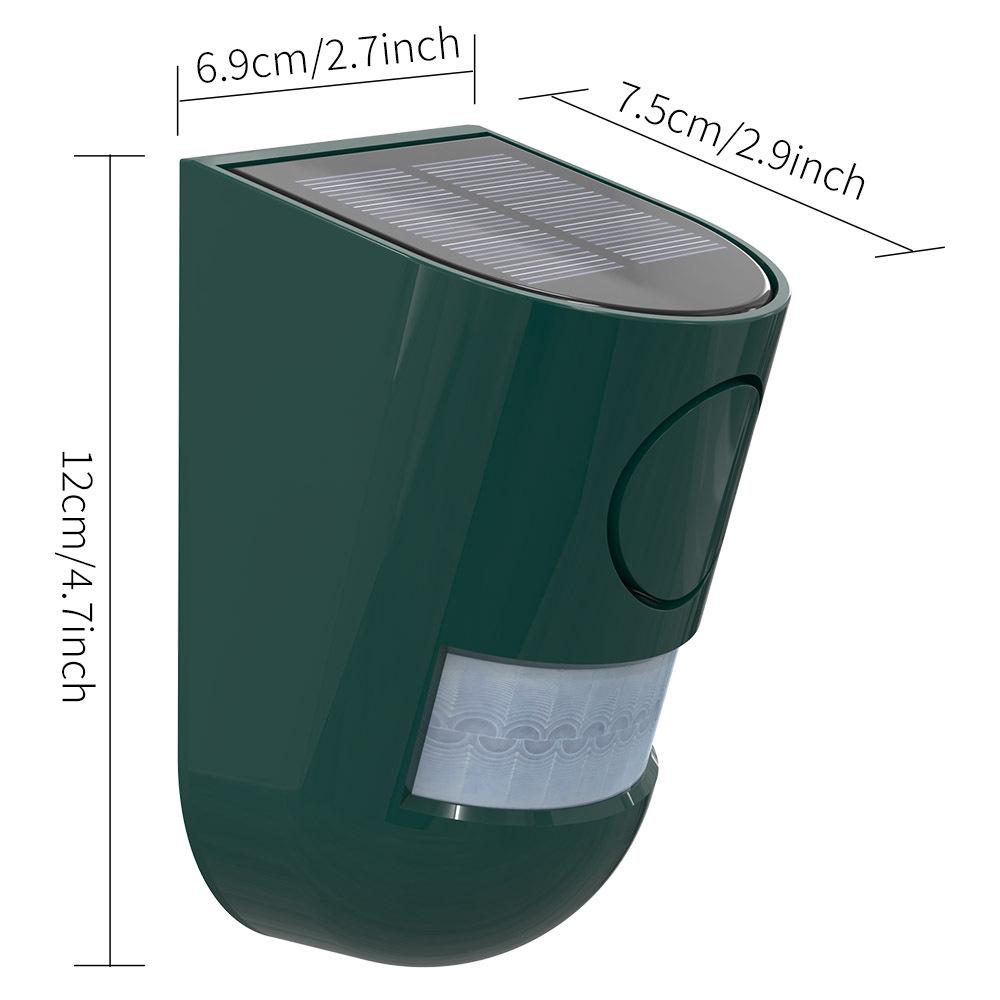 Solarbetriebener Wildtieralarm & Licht zum Schutz von Bauernhöfen