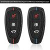 3 Button Key Cover For Ford Transit Custom Mondeo Fiesta Kuga ST Line MK3 Focus 3 Station Wagon Ecosport Case Key