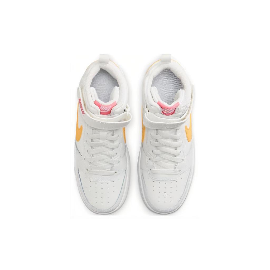 Nike Court Borough Mid 2 GS 'White Topaz Gold' CD7782-112