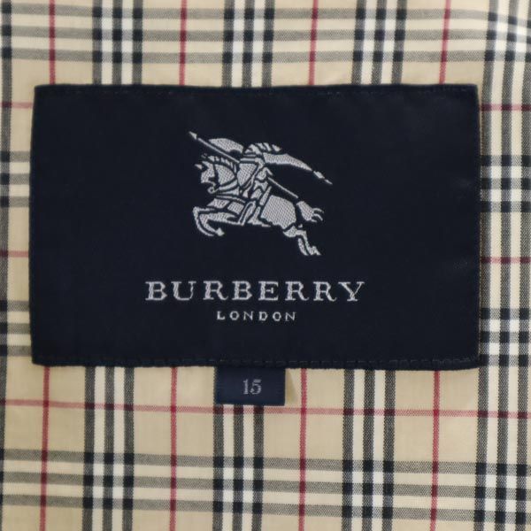 Burberry Stand Collar Jacket 15 Light Beige Women Used