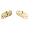 2pcs Round Edge Drop Leaf Hinge 80x30mm Flap Hinge Solid Hinge  Folding Table