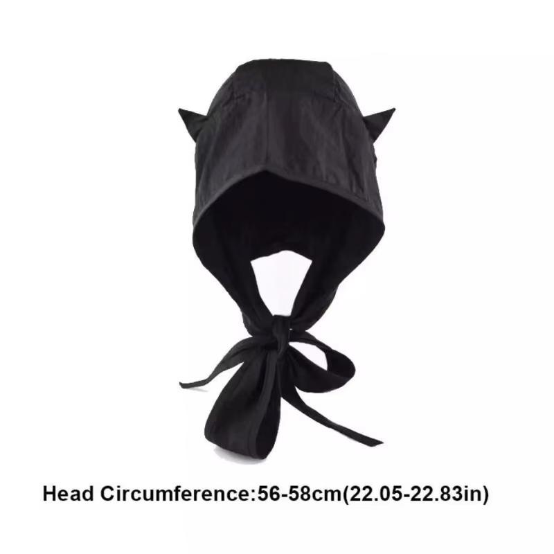 Fashion Cute Ear Design Summer Fisherman Hat With Strap Quick Dry Windproof Sunshade Cap for Outdoor Activities