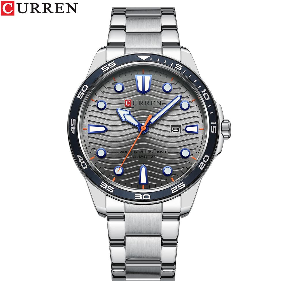 CURREN 8426 Fashion Business Men's WatchTop Luxury BrandQuartz Watch Stainless Steel Waterproof Luminous Watch Relogio Masculino