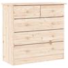 ALTA Kommode 77 x 35 x 73 cm Massives Kiefernholz