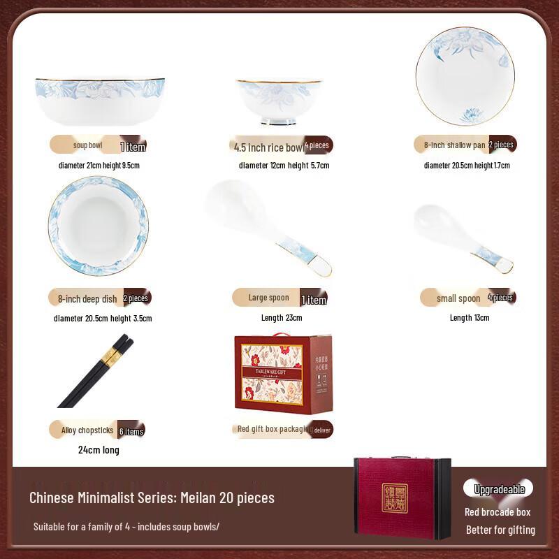 

Mod Lanka Jingdezhen Ceramic Dinnerware Set