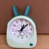 Lazy gift cute rabbit watch creative cartoon style fashionable living room study room pencil clock
