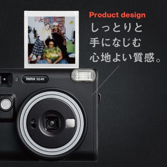 Fujifilm Aparat natychmiastowy instax SQUARE SQ40 Czarny INS SQ 40 "Instax Square"