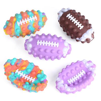 Football Pinch Ball 3D Decompression Vent Decompression Children's Toy Silicone Football.