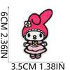 Japanese Anime Character Embroidery Cloth Sticker Bag Dressing Patch Sticker Cartoon Dog Embroidery Sticker Clothes Decoration Embroidery Stamp