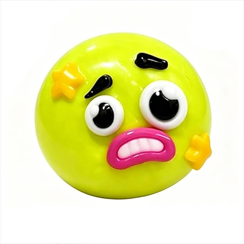 DIY Kawaii Emotikony Psí Tvář Swap Squishy Mačkací Fidget Hračka Úleva od Stresu Senzorický Barevný Míček pro Autismus ADHD Dospělé Dárek