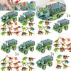 Mini Cute Dinosaur Trucks Triceratops Tyrannosaurus For Easy Grasp And Play