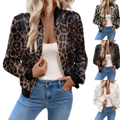 Women's Printed Patchwork Thin Fashion Jacket Casual Jacket Top