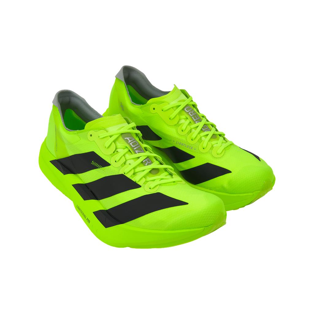 adidas Adizero Adios Pro 4 Lucid Lemon Schwarz Herren Sneaker Grün Core-Black Halo-Silber JR6364