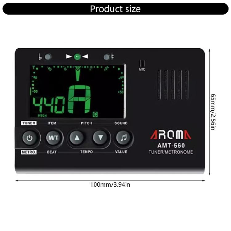 Digital Metronome Tuner Electronics Metronome Guitar Tuner Musical Tool Tone Generator for All Instruments Enduring