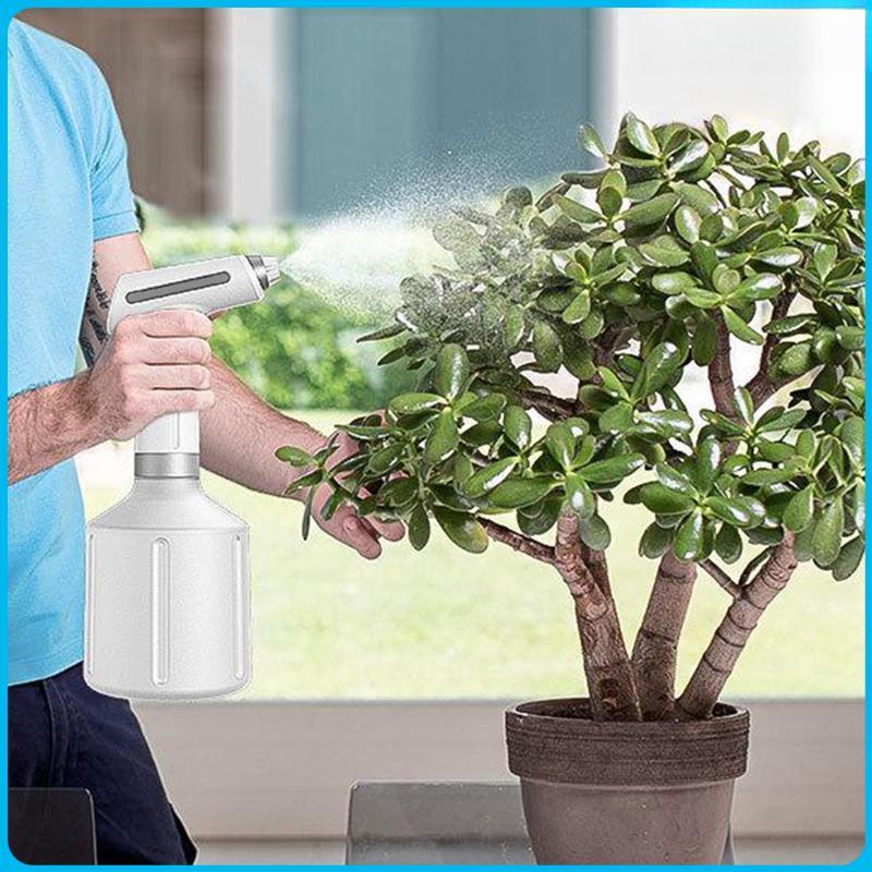 Adjustable Spout Electric Plant Spray Bottle Indoor Handheld Watering Can Cleaning Sprayer Portable Garden Auto Sprinkler