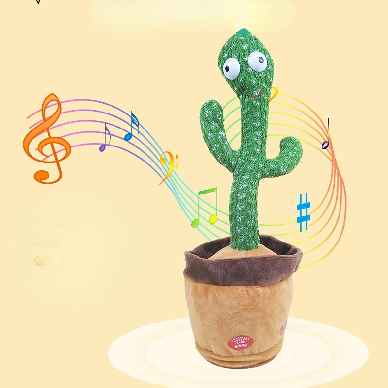 Plush Toy Dancing Cactus Can Sing and Speak It's An Enchanting Plush Toy