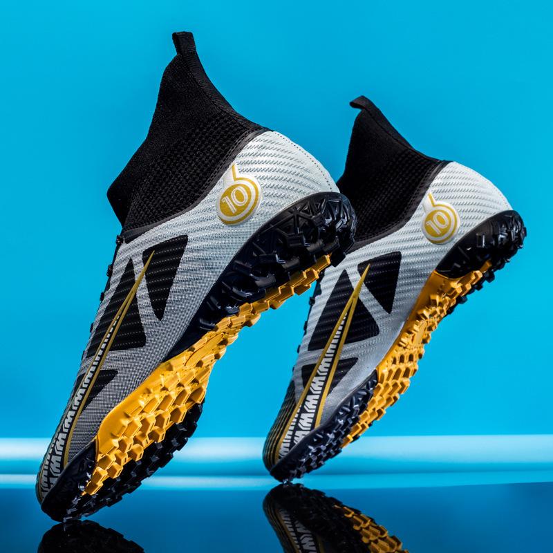 Batch 2025 Xiyin Amazon High-top Football Shoes for Boys and Girls AG Long Nails TF Broken Nails Competition Training Shoes