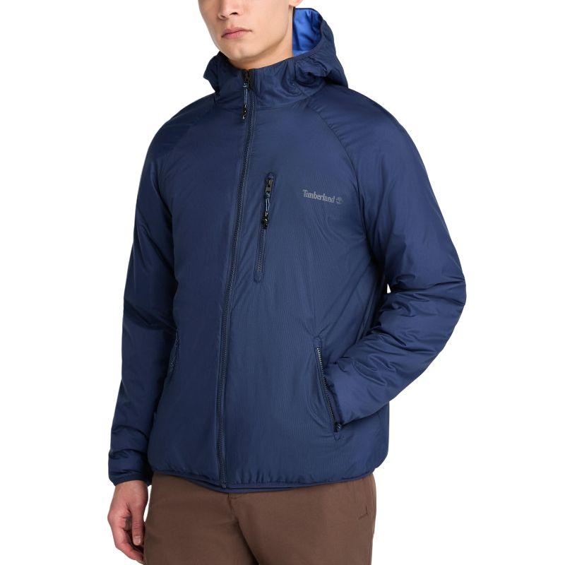 Timberland Primaloft Αντιανεμικό Ζεστό Μπουφάν από Βαμβάκι Μακρυμάνικο με Κουκούλα Ανδρικά μπουφάν A6A57-451