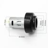 1/2Pcs 6V DC 7.4V 390 Motor Electric Blade Fan Motor Vacuum Cleaner Turbine Fan Double Ball Bearing High Current Micro Motor