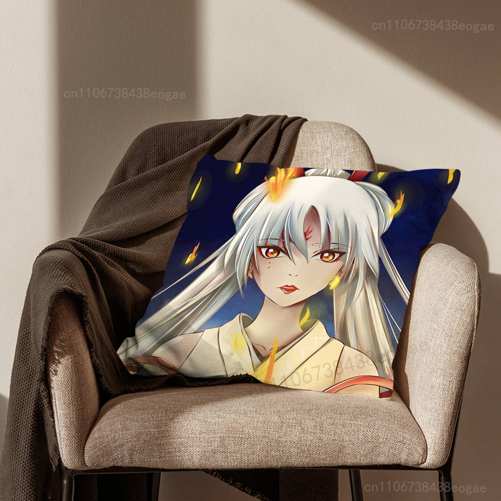 Game O-Onmyoji S-Shikigami  Throw Pillow Case Living Room Sofa Cushion Cover For Home Bedroom Decoration And Protector