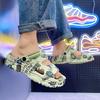 New Men's Sandals Big Size Thick-soled Lightweight Slippers Men's Fashionable Casual Sports Sandals Breathable Beach Shoes Men