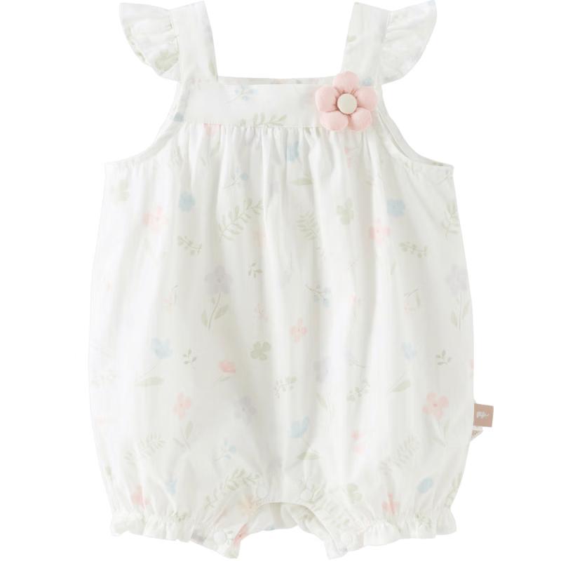 

DAVE&BELLA Baby Girl Cotton Suspender Romper 80cm