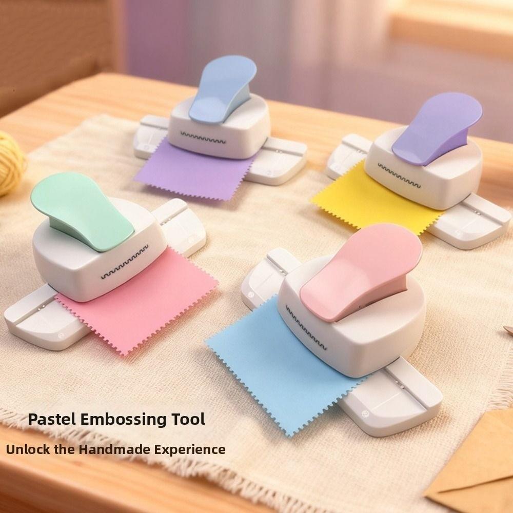 3,3cm Briefmarkenrand-Stanzgerät Arbeitsersparender gezahnter Stanzformer Präger Stempelform Lochstanzer Scrapbooking