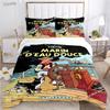 T-Tintines All Season Duvet Cover Cartoon Funny Bedding Set Printed Sheet Pillowcase Bed Soft Quilt Cover Full Queen King Size