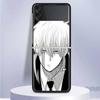 Mashle Magic And Muscles For Samsung Galaxy Z Flip 5 4 3 5G Phone Case Black Hard Cover ZFlip 5 4 3 Luxury Shockproof Bumper Coq