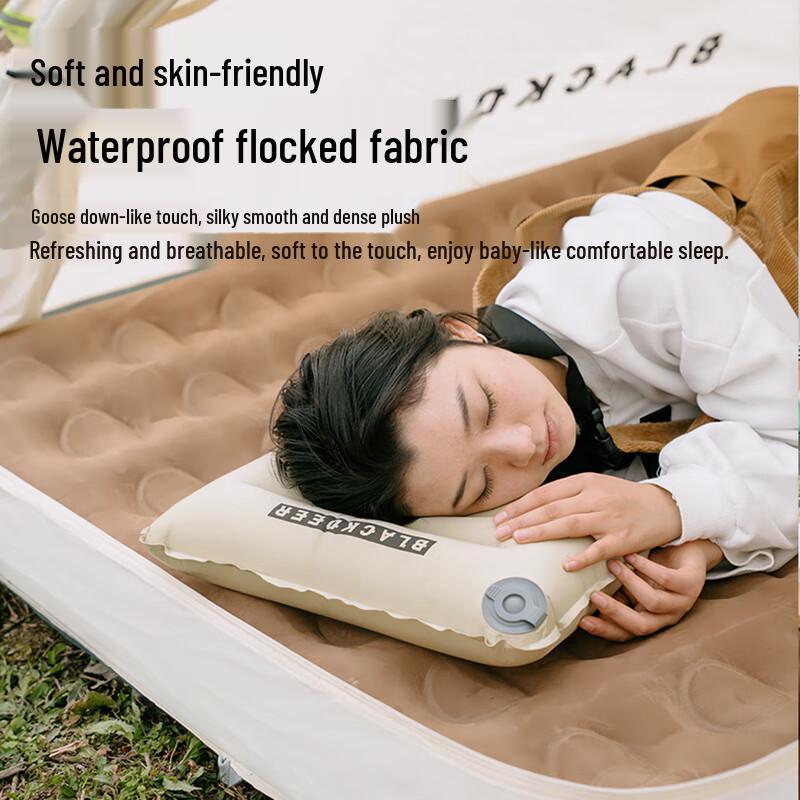Black Deer Outdoor Portable Inflatable Sleeping Pad