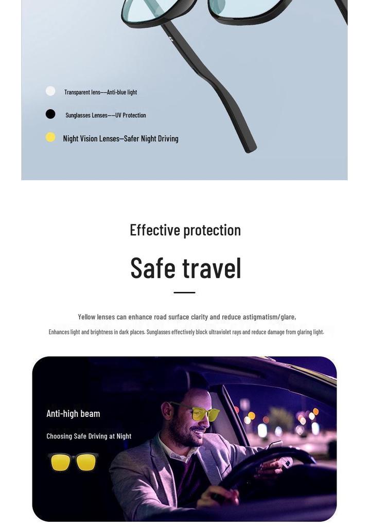 G05 Smart Bluetooth Sunglasses with Built-in Earphones
