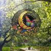 10 Zoll Hängender Windspinner mit 360-Grad-Haken für Balkon-Gartendekor Frühling Sommer Außendekoration