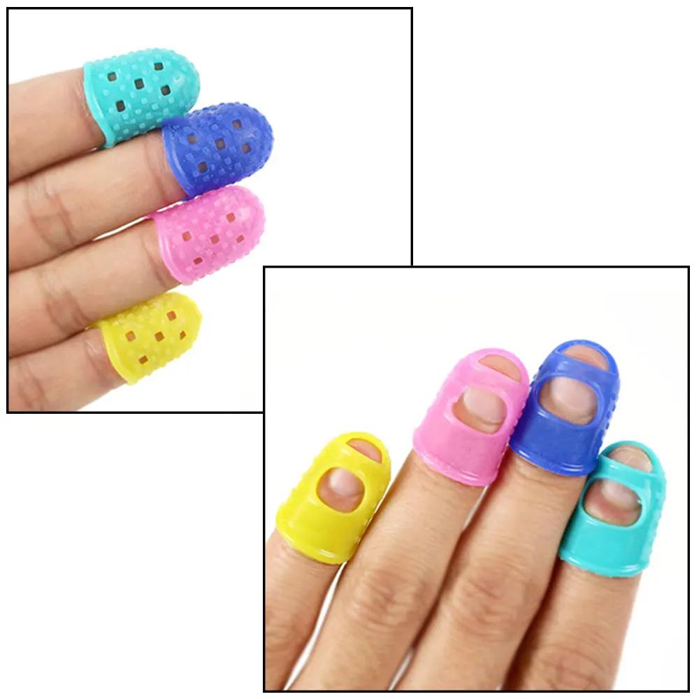 1PC Silicone Guitar Finger Cots Guitar Fingertip Protector Fingerstall Guitar String Finger Guard Guitar Accessories
