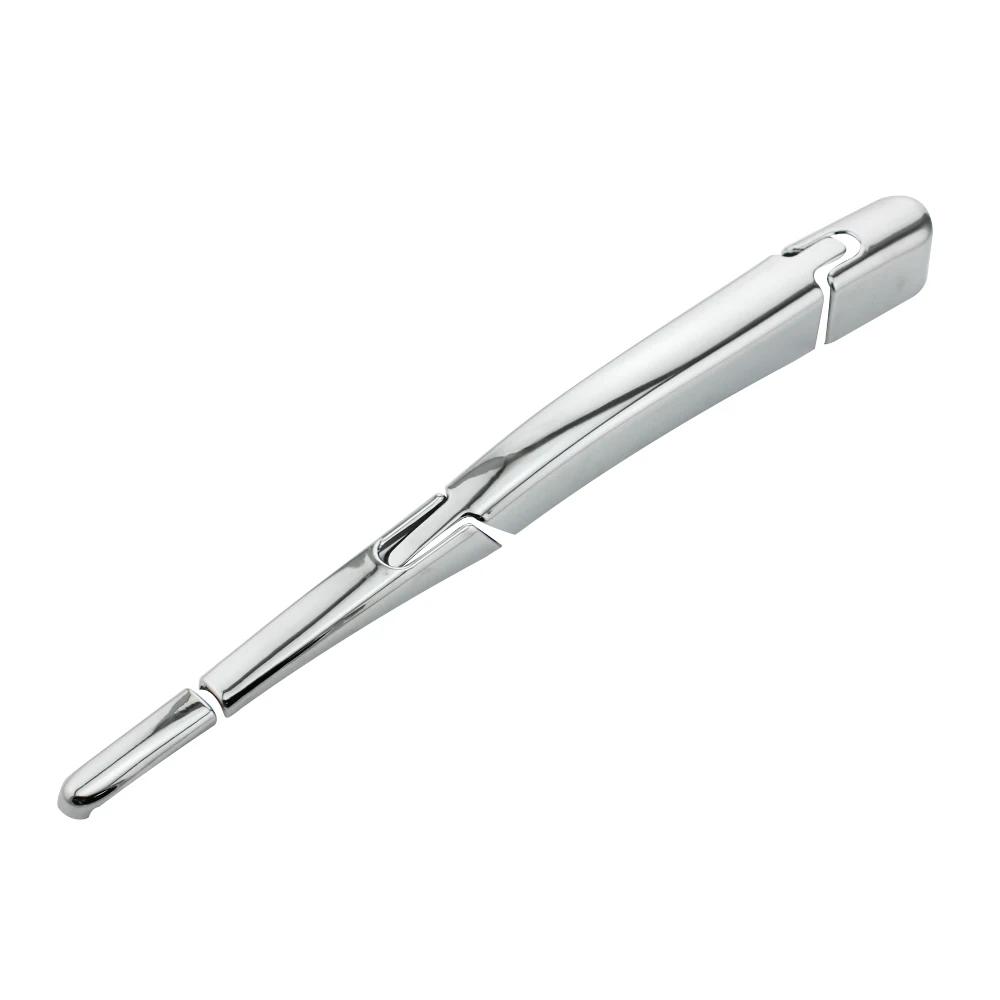 

For Ford Everest 2015 2016 2017 2018 2019 2020 2025 Rear Window Wiper Cover Back Windshield Trim Sticker Styling Accessories серебряный