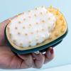 Spazzola Massaggiante per Cuoio Capelluto Shampoo con Manico Ergonomico Uomini Donne Portatile da Viaggio Crescita Capelli Esfoliante per Cuoio Capelluto Scrubber Spazzola Pulente