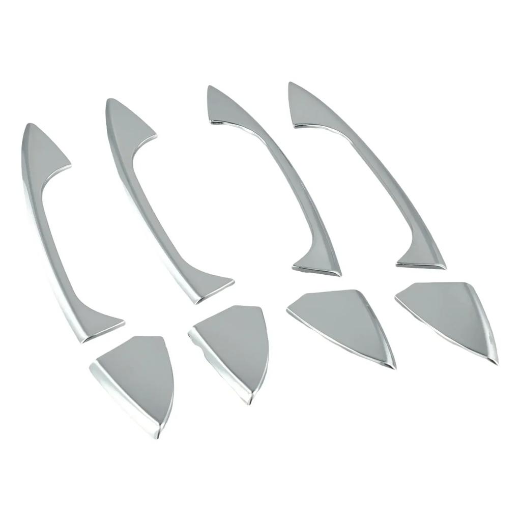 Car Styling Accessories Chrome Door Handle Cover Car Handle Cover Easy Installation High-Quality Materials Secure Attachment