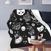 Herb Witch Black And White Nikury Blanket Flannel Sofa Throw Blanket Portable for Home Bedroom Outdoor Throws Bedspread Quilt