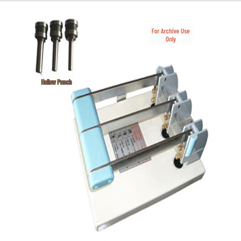 Three-Hole Archive Punching and Binding Machine CN Plug (adapter Included)