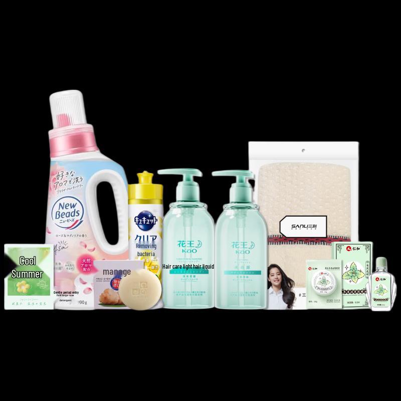 KAO Refreshing & Smooth Shampoo Summer Set