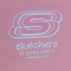 Skechers Retro Minimalist Series Printed Letter Logo Comfortable Solid Color Casual Loose Round Neck Sweatshirt Women sweatshirt Pink RF-L424W008-00K7